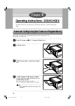 Предварительный просмотр 27 страницы Duplo DC-545 HCEX Instruction Manual