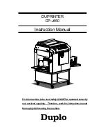 Duplo DP-J450 Instruction Manual preview