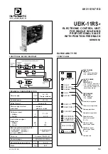 Preview for 1 page of Duplomatic UEIK-11RS Series Manual