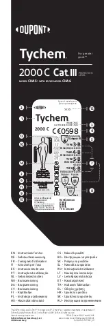 Dupont Tychem 2000 C CHA5 Instructions For Use Manual preview