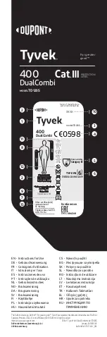 Preview for 1 page of Dupont Tyvek 400 DualCombi TD125S Instructions For Use Manual