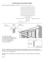 Preview for 18 page of DURA-BILT Deluxe Three -Season Sunroom Assembly And Installation Instructions Manual