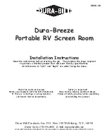 DURA-BILT Dura-Breeze Installation Instructions Manual preview