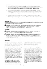 Preview for 7 page of Dura Gold DUR P9517 Safety & Operating Instruction Manual