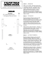 Предварительный просмотр 4 страницы Dura Trel 11177M Providence Trellis Assembly Instructions