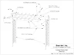 Предварительный просмотр 4 страницы Dura Trel CAMELOT PLANTER ARBOR Assembly Instructions Manual