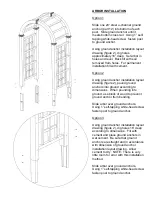 Preview for 7 page of Dura Trel Hartford Arbor Assembly/Installation Instructions