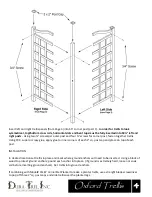 Предварительный просмотр 4 страницы Dura Trel Oxford Trellis 11175 Assembly Instructions