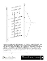 Preview for 3 page of Dura Trel PROVIDENCE ARBOR Assembly Instructions