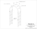 Preview for 4 page of Dura Trel ROSEBUD ARBOR 11107M Assembly Instructions Manual