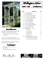 Dura Trel Wellington Arbor 11179 Assembly Instructions Manual preview