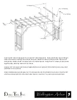 Preview for 5 page of Dura Trel Wellington Arbor 11179 Assembly Instructions Manual