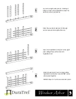 Preview for 3 page of Dura Trel Windsor Arbor 11112 Assembly Instructions Manual