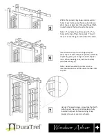 Preview for 4 page of Dura Trel Windsor Arbor 11112 Assembly Instructions Manual