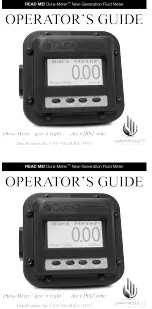 DURA Dura-Meter Operator'S Manual предпросмотр