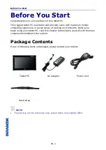 Preview for 4 page of Durabook R11L User Manual