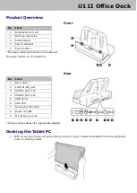 Durabook U11I Office Dock Quick Start Manual preview