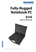 Preview for 1 page of Durabook Z14I User Manual