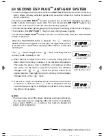 Preview for 11 page of Durabrand 60 SECOND ESP PLUS CD-855 Operating Instructions Manual