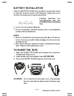 Preview for 2 page of Durabrand 820M Operating Instructions