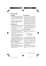 Preview for 15 page of Durabrand CD-2036 Operating Instructions Manual