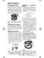 Preview for 8 page of Durabrand CD-565 Operating Instructions Manual