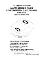 Durabrand CD-62 Operating Instructions Manual preview