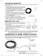 Preview for 6 page of Durabrand CD-89 Operating Instructions Manual