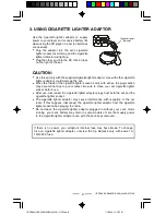 Preview for 5 page of Durabrand CD-896 Operating Instructions Manual