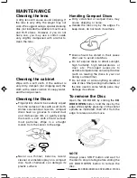 Preview for 15 page of Durabrand CD-965 Operating Instructions Manual