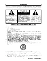 Preview for 2 page of Durabrand CDR-1902 Operating Instructions Manual