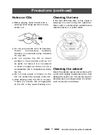 Preview for 15 page of Durabrand CDR-1902 Operating Instructions Manual