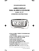 Durabrand CR-777 Operating Instructions Manual preview