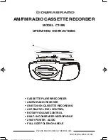 Durabrand CT-995 Operating Instructions Manual preview