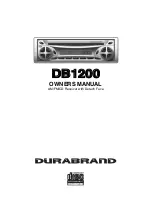 Preview for 1 page of Durabrand DB1200 Owner'S Manual