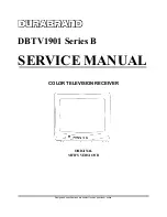 Предварительный просмотр 18 страницы Durabrand DBTV1901 Service Manual