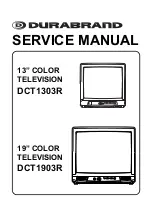 Preview for 1 page of Durabrand DCT1303R Service Manual