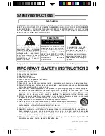 Preview for 2 page of Durabrand PDV-702 Instruction Manual