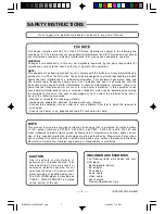 Preview for 3 page of Durabrand PDV-702 Instruction Manual