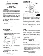 Preview for 1 page of Durabrand PR-355 Operating Instructions