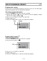 Предварительный просмотр 23 страницы Durabrand PVS6081G Owner'S Manual