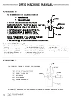 Preview for 14 page of Duracable DM10 Machine Manual