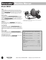 Preview for 6 page of Duracable DM30 Manual