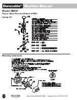 Preview for 20 page of Duracable DM30 Manual