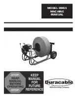 Preview for 1 page of Duracable DM55 Machine Manual