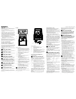 Preview for 1 page of Duracell 854-1707-07 Instruction Manual