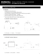 Preview for 6 page of Duracell D1500-M4 Installation Manual