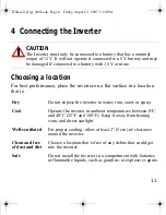 Preview for 16 page of Duracell Digital inverter 400 Owner'S Manual