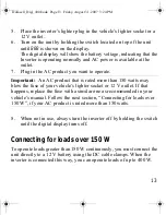 Preview for 18 page of Duracell Digital inverter 400 Owner'S Manual