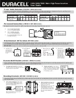 Preview for 4 page of Duracell DR1000INV User Manual